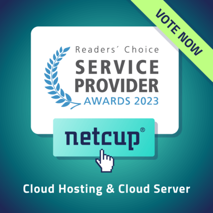 vote for netcup beim Service Provider Award 2023